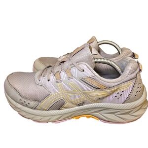 ASICS Gel Venture 8 Women's Running Shoes Grey Pink Sz 8.5 Athleisure Walking